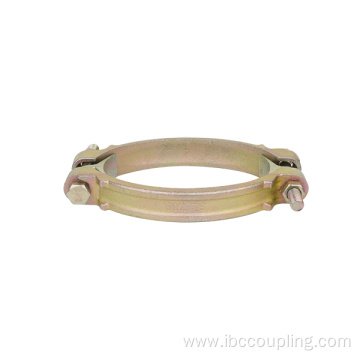 Carbon steel zn plated double bolt hose clamp